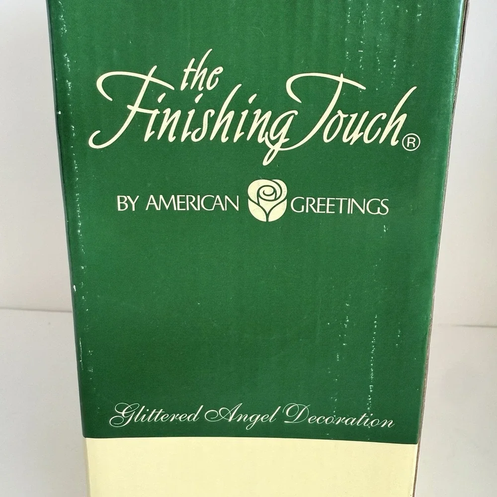 American Greetings Finishing Touch Glittered Angel Decoration 8